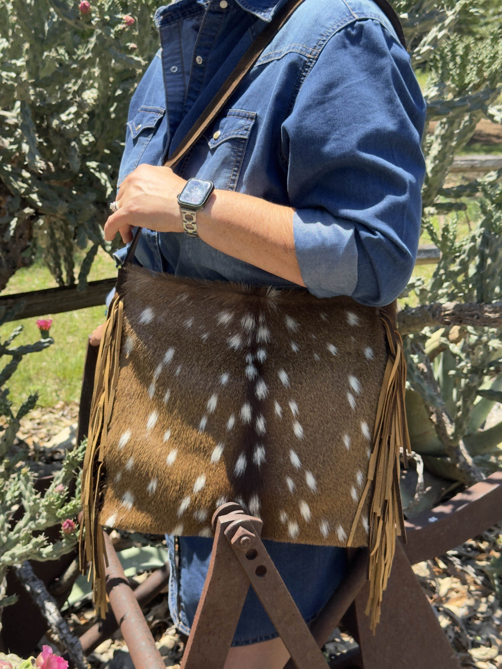 Medium Axis Bag With Fringe